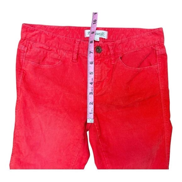Madewell Pink Coral Corduroy Skinny Jeans Size 25 Stretch Casual Bohemian EUC - Picture 4 of 6